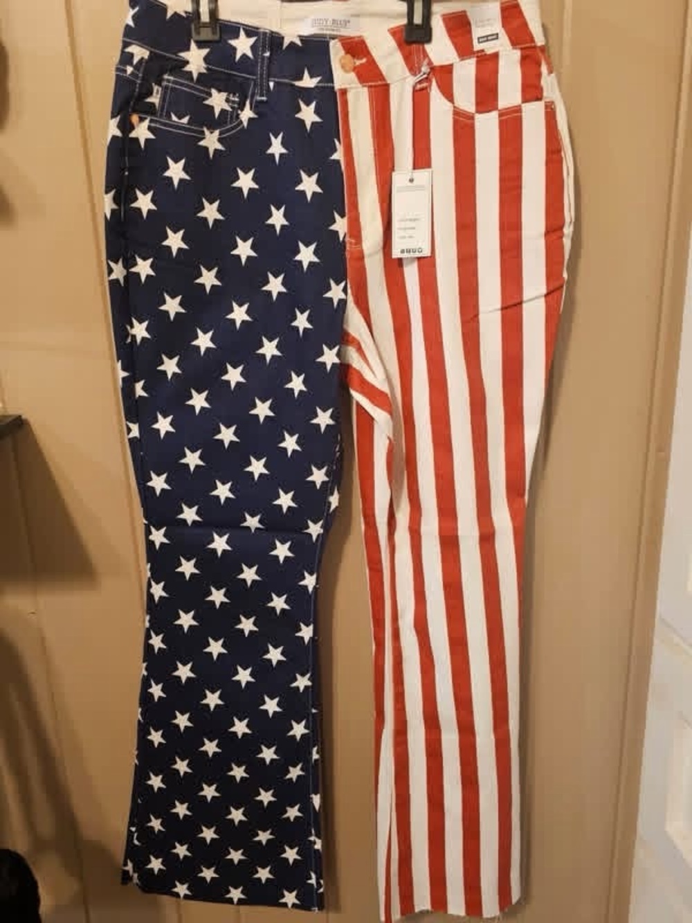 Judy BlueAmerican Flag Star & Stripe Jeans